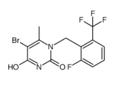 5-Bromo-1-[2-fluoro-6-(trifluoromethyl)benzyl]-6-methylpyrimidine-2,4(1H,3H)-dione